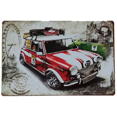 Wholesale Retro Motorcycle Sign, Antique Poster Bar Pub Poster Plaque, Wall Art Tin Sign Plate