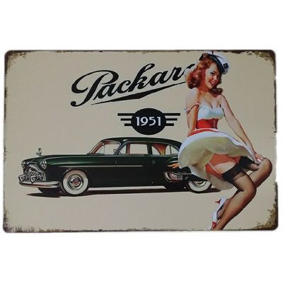 Wholesale Retro Motorcycle Sign, Antique Poster Bar Pub Poster Plaque, Wall Art Tin Sign Plate