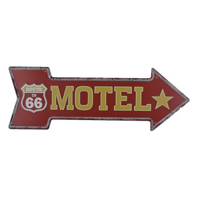 Arrow Shape Vintage cake Metal Tin Signs, Plaque Poster For Bar Club Wall OEM