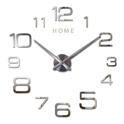 Arabic Digital 3D Quartz DIY Custom Wall Clock Large Vintage Style Wall Clocks