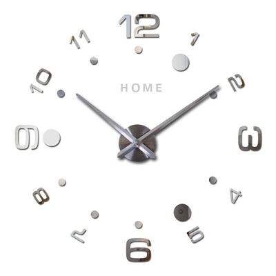 Decoration Unique Modern Wall Clocks 3D Acrylic Living Room Wall Art Clock