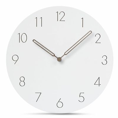 New Slient MDF Wooden Wall Clock Custom Wall Clock