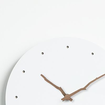 Modern Wall Clock White Round Moistureproof Large Hanging Wall Clock
