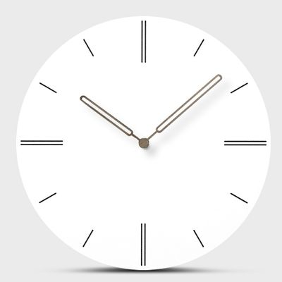 12inch Creative Modern Wall Clock Mute White Decorative Wall Clocks For Living Room