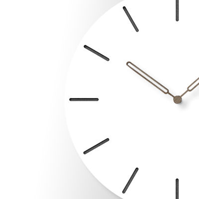 30cm Nordic Simple White Large Elegant Wall Clocks MDF Round Hanging Wall Clock