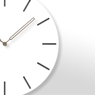 30cm Nordic Simple White Large Elegant Wall Clocks MDF Round Hanging Wall Clock