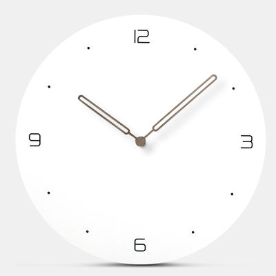 Silent Mordern Unique Wall Clocks European Creative MDF Wood Custom Wall Clock