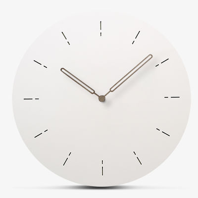 Non Ticking MDF European Hanging Wall Clocks Room Office Simple Concise Home Decor House Wall Clocks