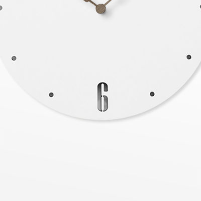 Simple Modern Wall Clock European Style Round White Large Hanging Clock