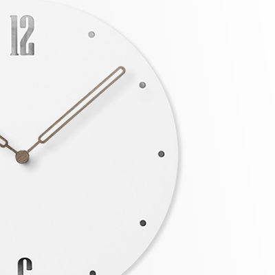 Simple Modern Wall Clock European Style Round White Large Hanging Clock