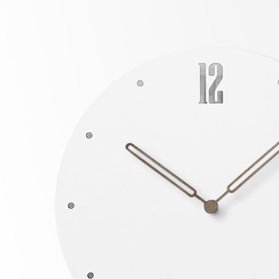 Simple Modern Wall Clock European Style Round White Large Hanging Clock