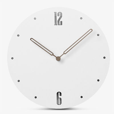 Simple Modern Wall Clock European Style Round White Large Hanging Clock