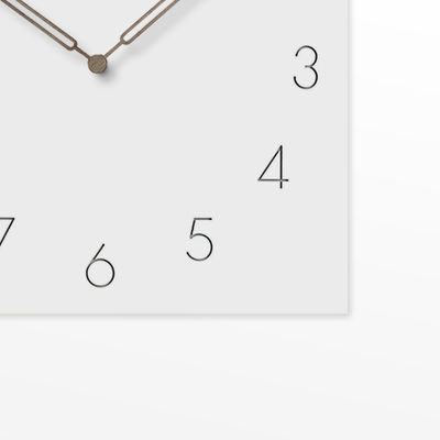 Arabic Numerals Silent Quartz Wall Art Clock White Square Large Vintage Style Wall Clocks