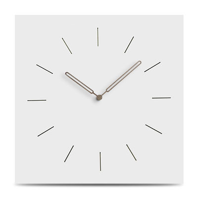Square Kitchen Wall Clocks Wood Silent Roman Large Numbers 12 Inch Wall Art Clock