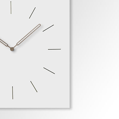 Square Kitchen Wall Clocks Wood Silent Roman Large Numbers 12 Inch Wall Art Clock