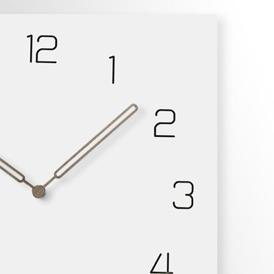12 Inch Nordic Silent Square Kichen Wall Clocks White Grey Black Wooden Wall Clock