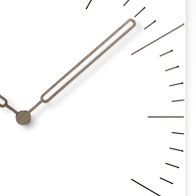 Square Decorative Wall Clocks For Living Room Brief Mute MDF Wood Large Hanging Wall Clock with needle