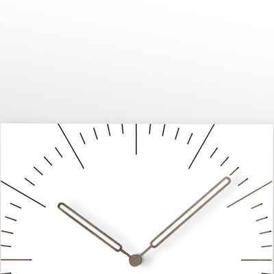 Square Decorative Wall Clocks For Living Room Brief Mute MDF Wood Large Hanging Wall Clock with needle