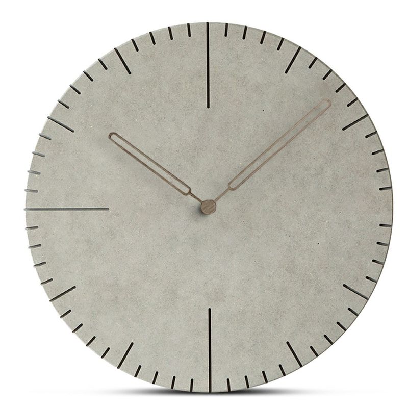 Nordic Popular Wooden Wall Clock Laser Mdf Clock Indoor Decor Living Room