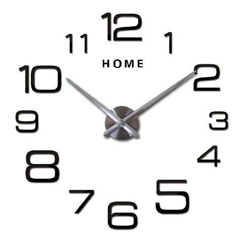 Arabic Digital 3D Quartz DIY Custom Wall Clock Large Vintage Style Wall Clocks