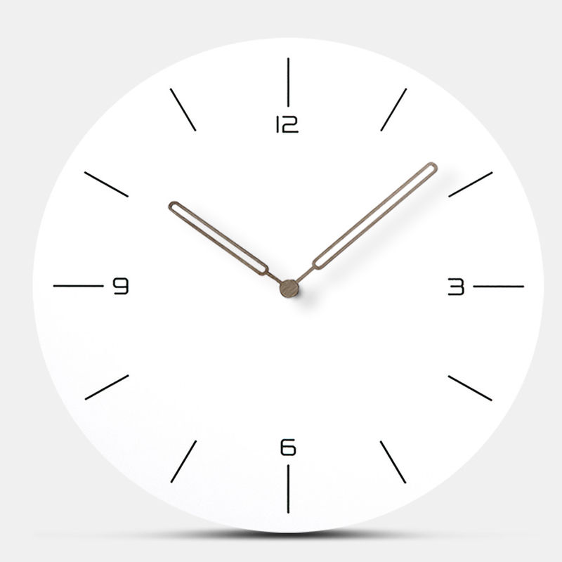 12inch Simple Circular Modern Wall Clocks Home Decoration Wall Clocks For Kitchen