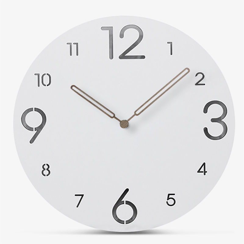 Advanced Vogue Exquisite Wall Art Clock European Circular Silent Home Decorative Wall Clocks For Living Room