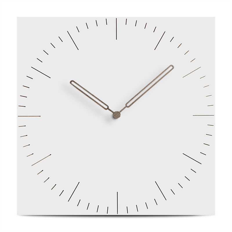 Brief Modern Wall Clock Living Room Quartz Decorative Square Kitchen Wall Clocks Wood Mute Wall Clock