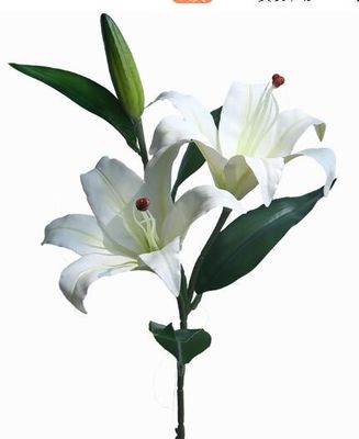 Best Sales Popular Artificial Flowers Big Size Lily Flowers In White Yellow Or Other Colors event Decor